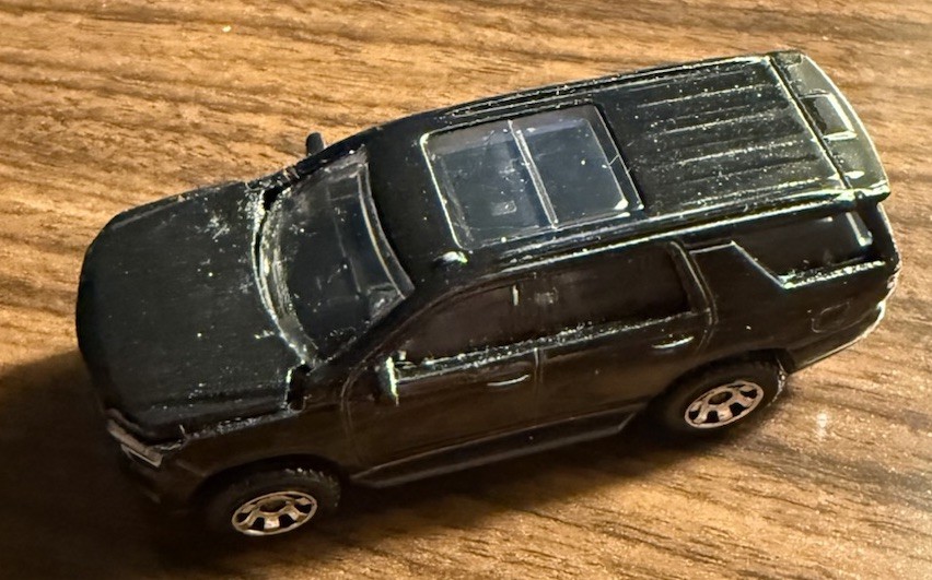 2023 MATCHBOX MOVING PARTS 2020 CHEVY TAHOE – 14/54 , BLACK 70 YEARS ANNIVERSARY