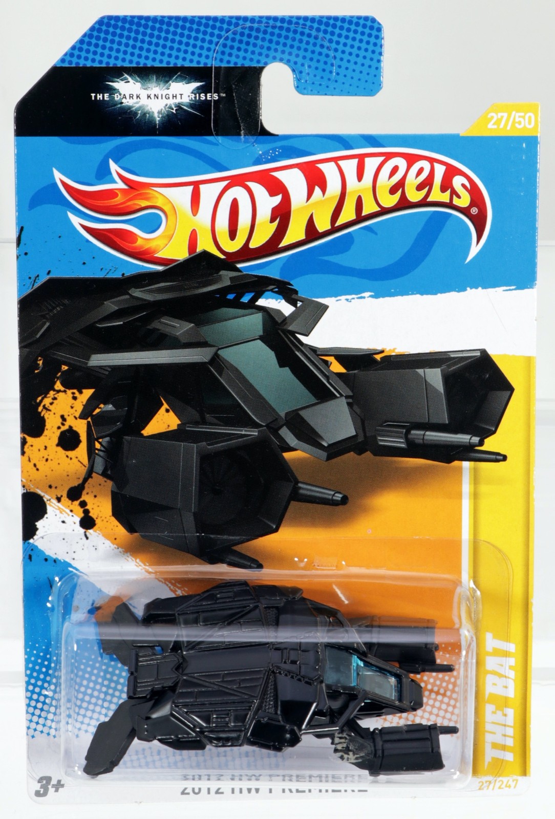 Hot Wheels The Bat The Dark Knight Rises 2012 HW Premiere – V5315 NRFP Black