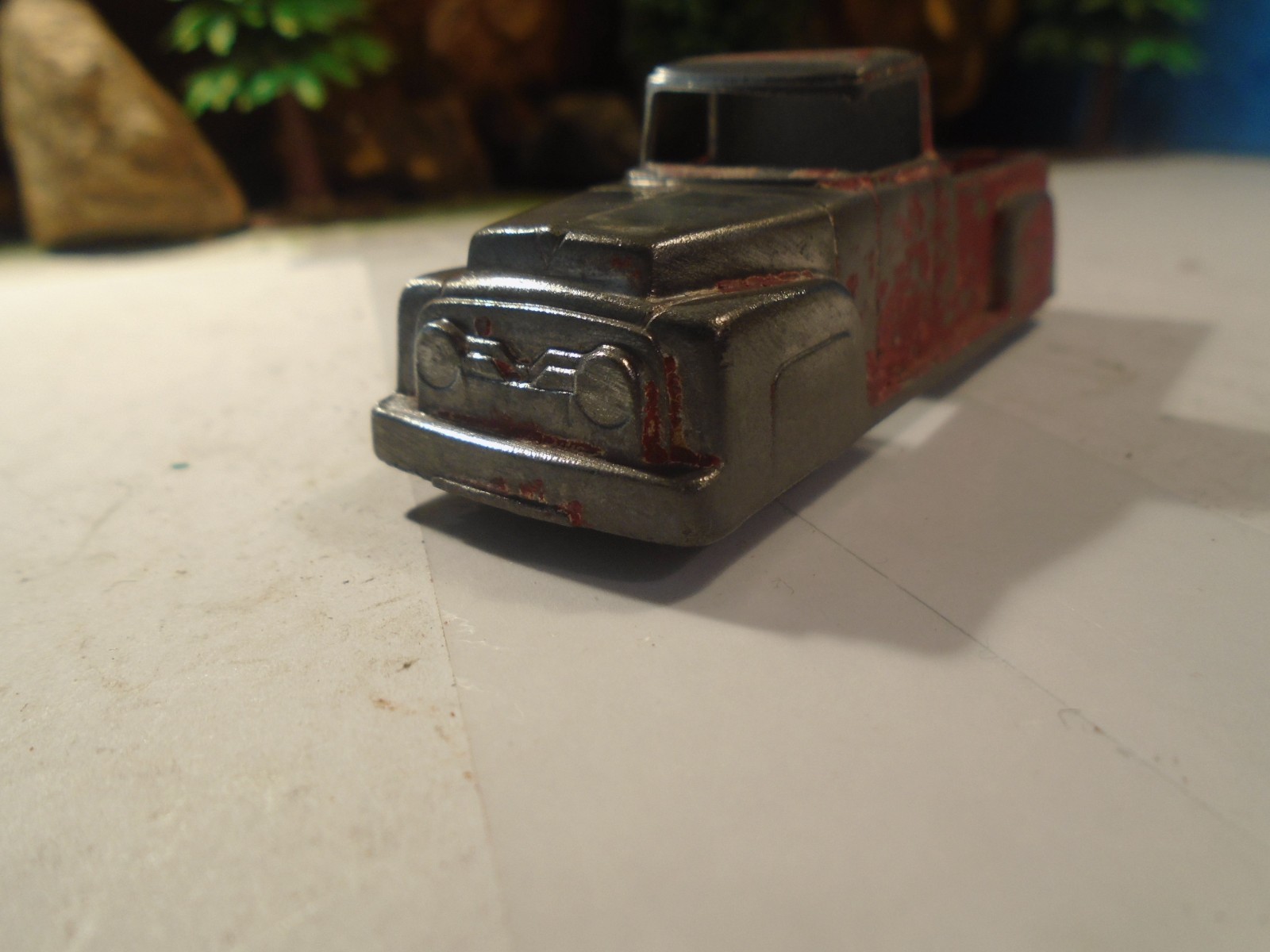 MIDGETOY VINTAGE 1/64 SCALE DIECAST PICKUP TRUCK , PARTS OR RESTORE 1-185-1