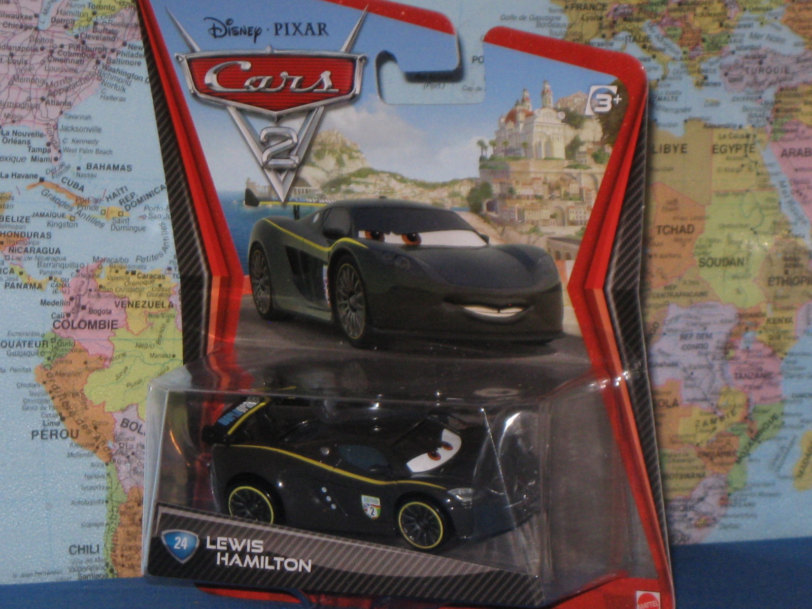DISNEY PIXAR CARS 2 LEWIS HAMILTON #24 ***BRAND NEW & VHTF***