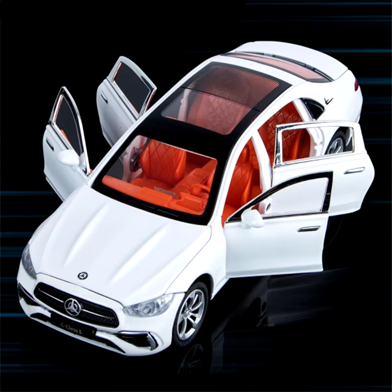 1/24 C260 L C-Class Alloy Car Model Diecasts Metal Toy Vehicles Car Model Simula