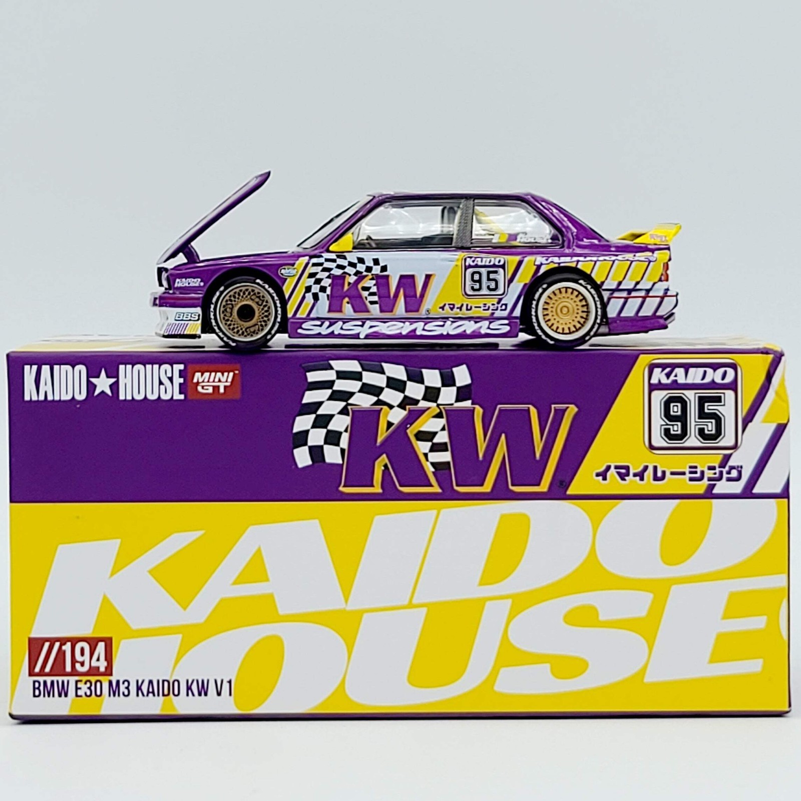 Kaido House x Mini GT BMW M3 Kaido KW V1 – 1:64 (2025 Limited Edition)