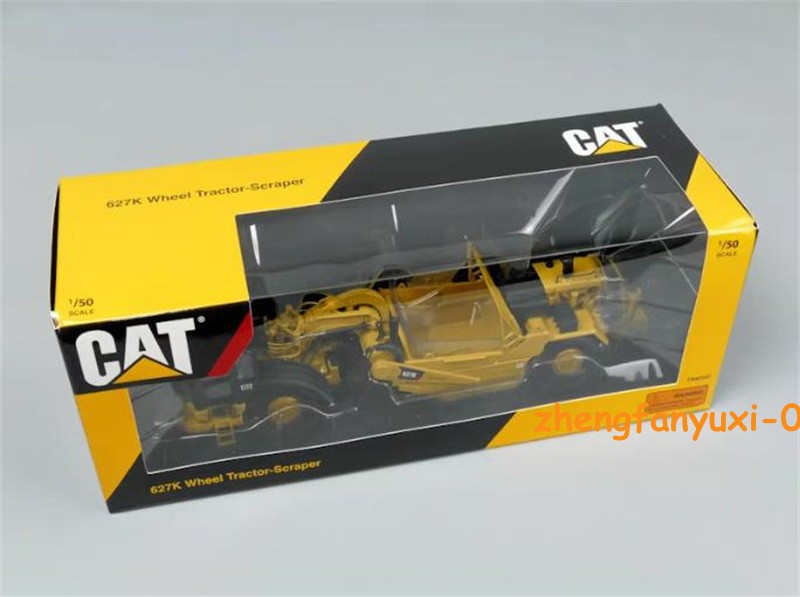 1/50 Caterpillar 627K Wheel Tractor-Scraper Alloy Engineering Vehicle Model Gift