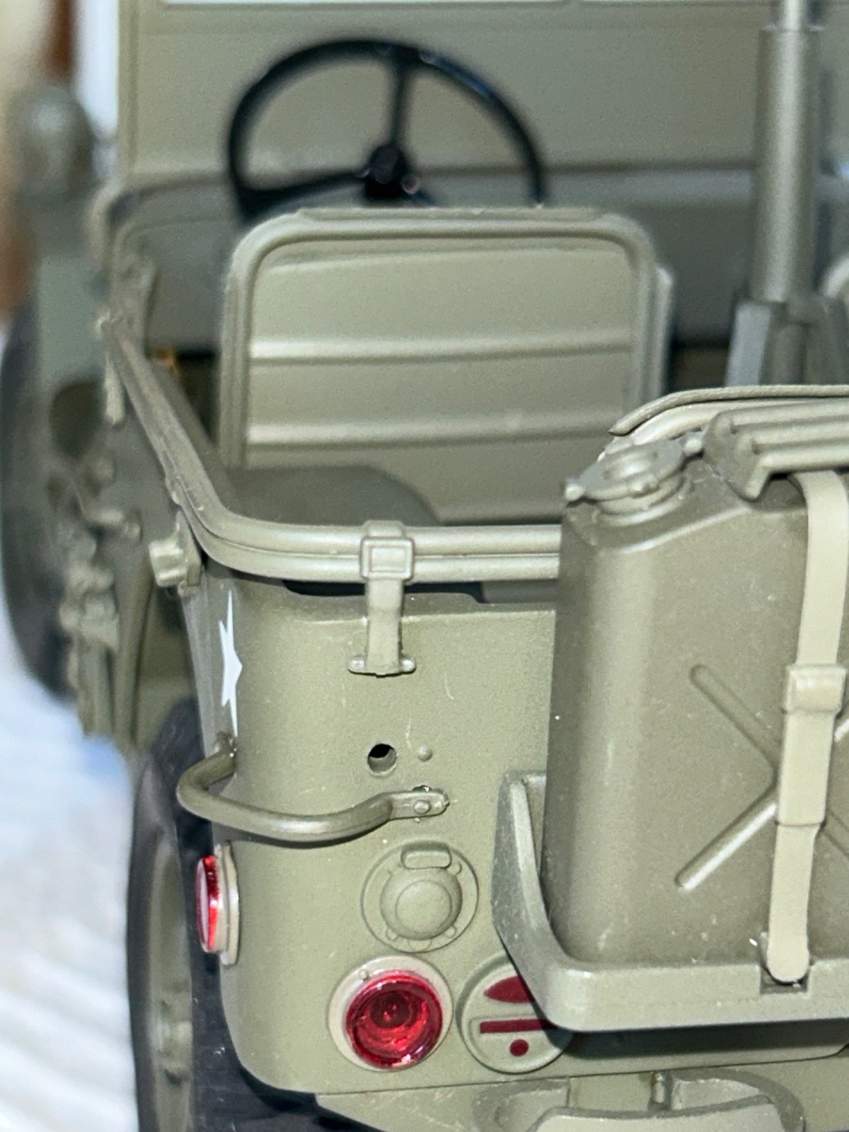 Danbury Mint 1:16 World War II WW2 Willy’s Scout Jeep Replica Die-Cast 1994