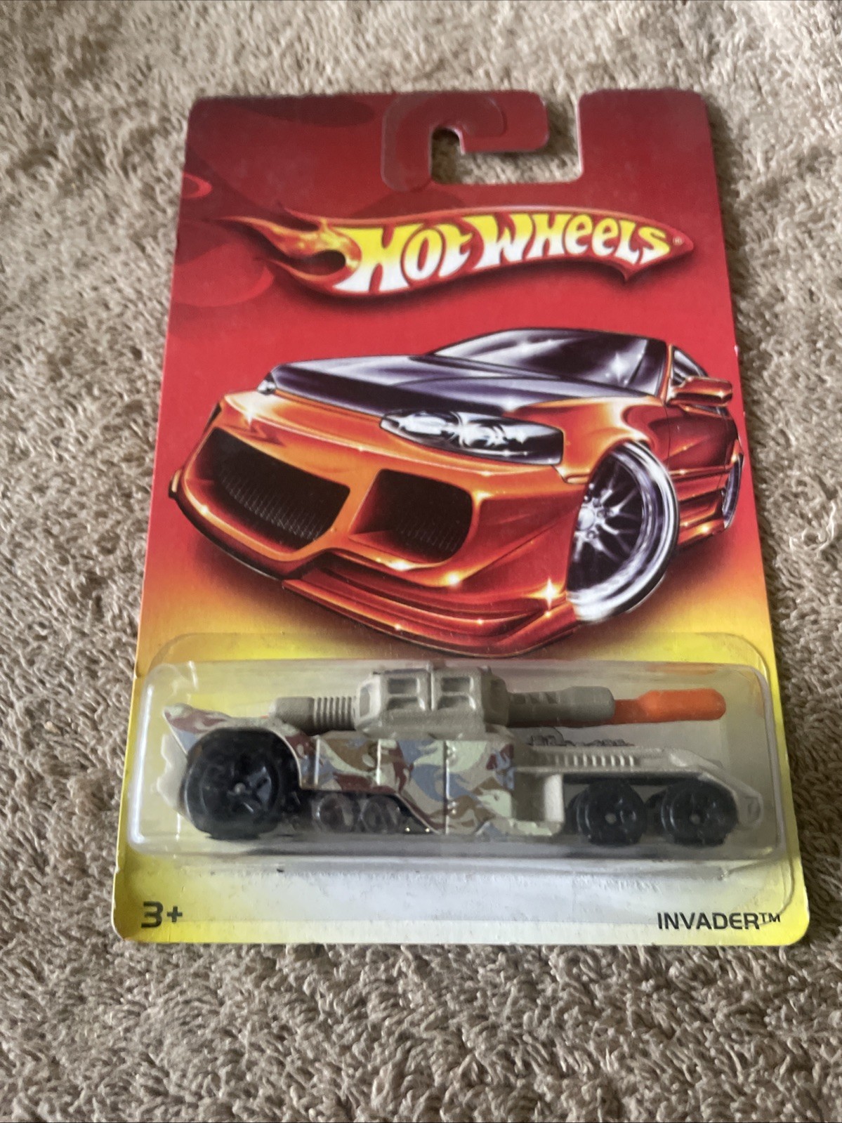 2007 Hot Wheels Walmart Red Card Tan Invader w/Black pr5