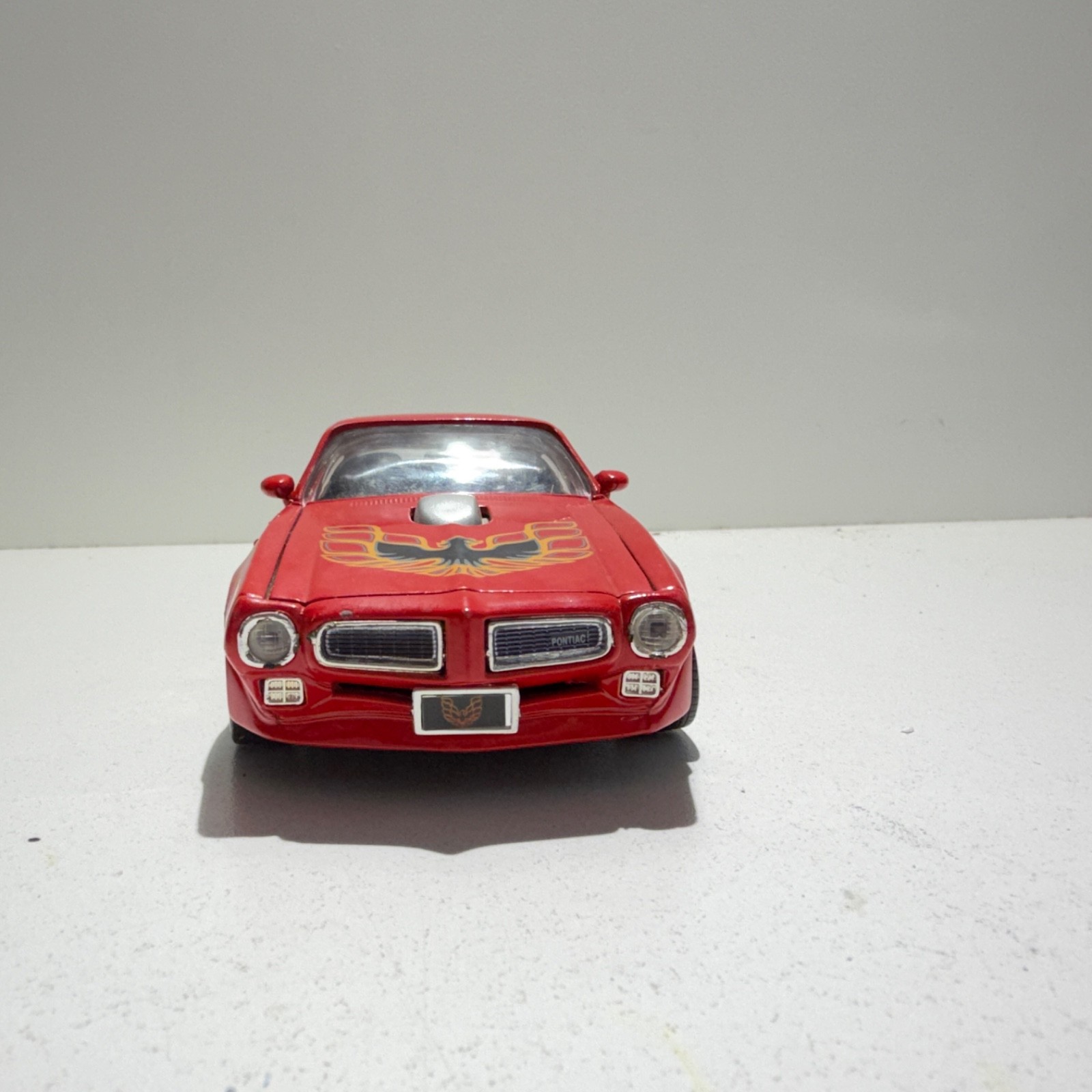 Motor Max 1:24 Diecast 1973 Pontiac Firebird Trans Am Red No Box