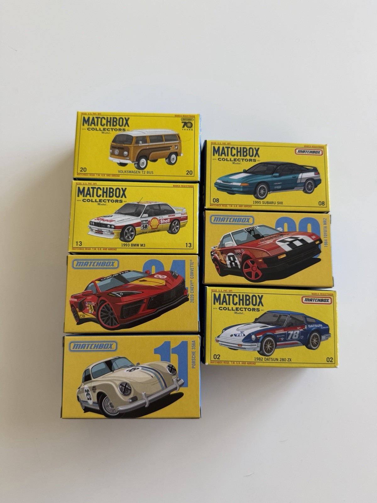 Matchbox Collectors Series Lot Of 7 Cars – Toyota, Volkswagen, Nissan, Porsche