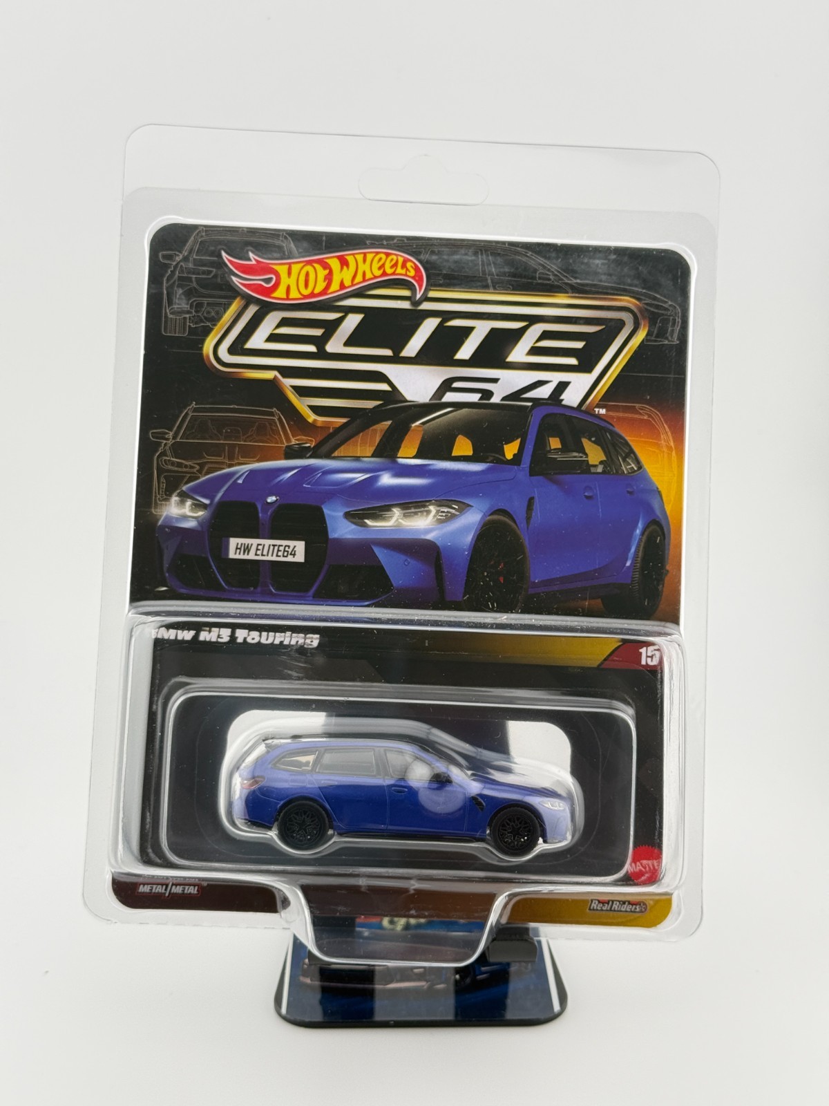 Hot Wheels Collectors Premium Elite 64 Blue BMW M3 Touring