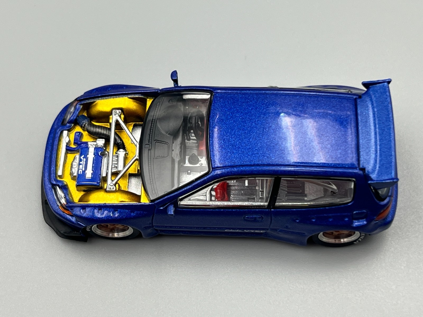 Honda Civic Type R EG6 Pandem Widebody Hatchback Engine Bay 1/64 scale Poprace