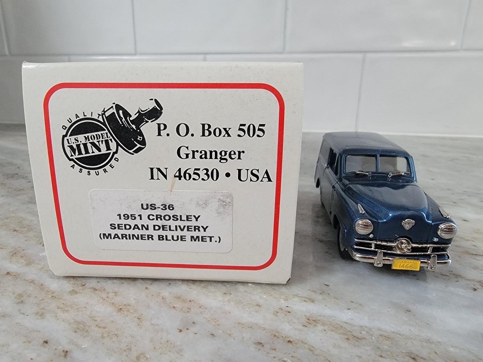 US Model Mint 1/43 Scale US36 – 1951 Crosley Sedan Delivery – Metallic Blue