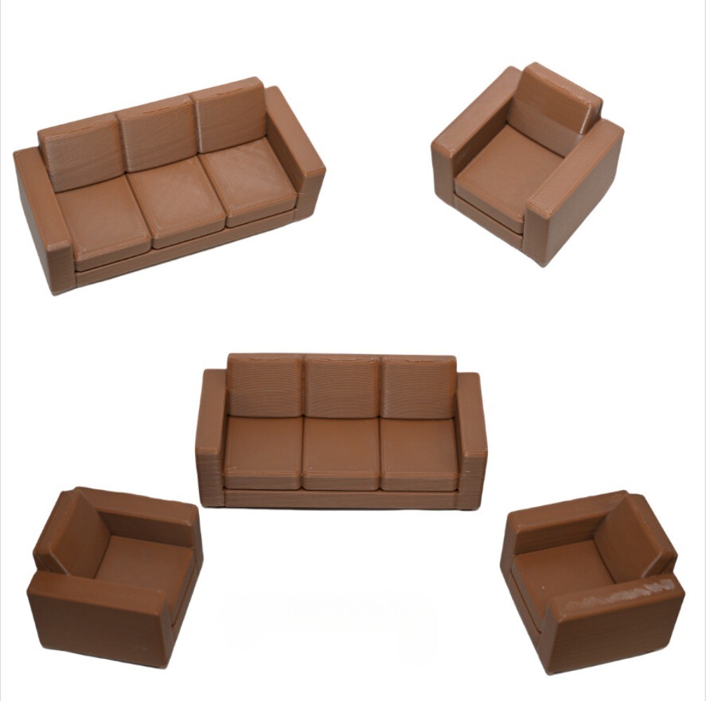 Diorama 1/18 Car Garage Sofa Model Auto Repair Workshop Scene Accessories Props