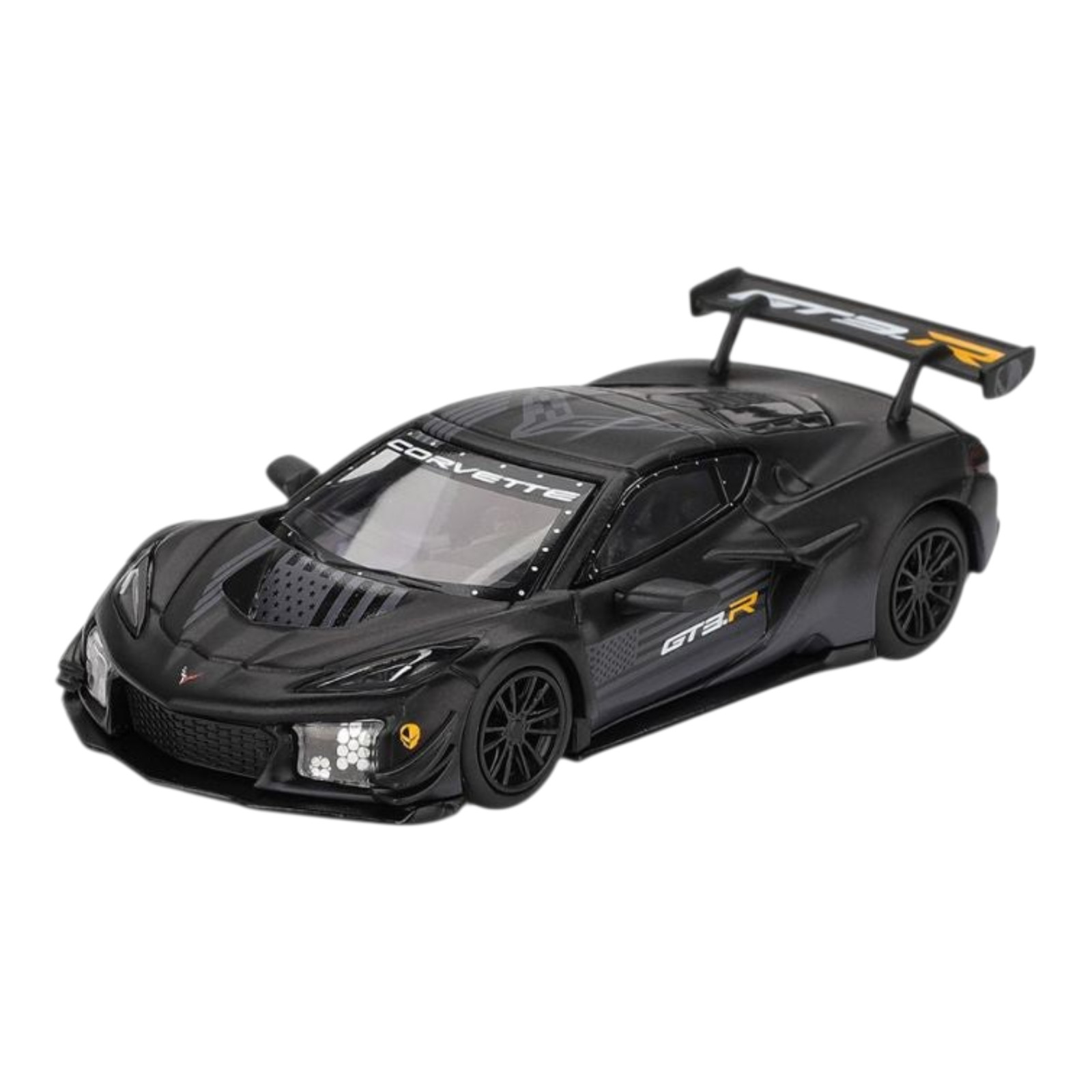 TSM Mini GT 1186 Chevrolet Corvette Z06 GT3 Road America Test Car 1:64