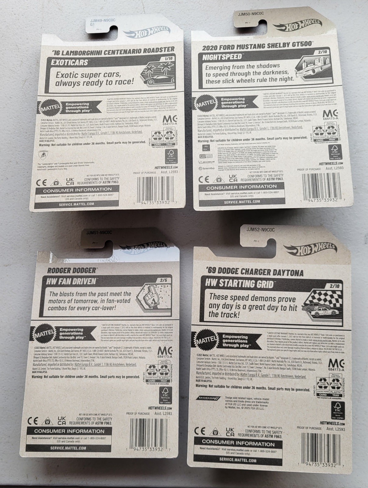 2026 Hot Wheels NEW Kroger Exclusive Set Of 4 Cars
