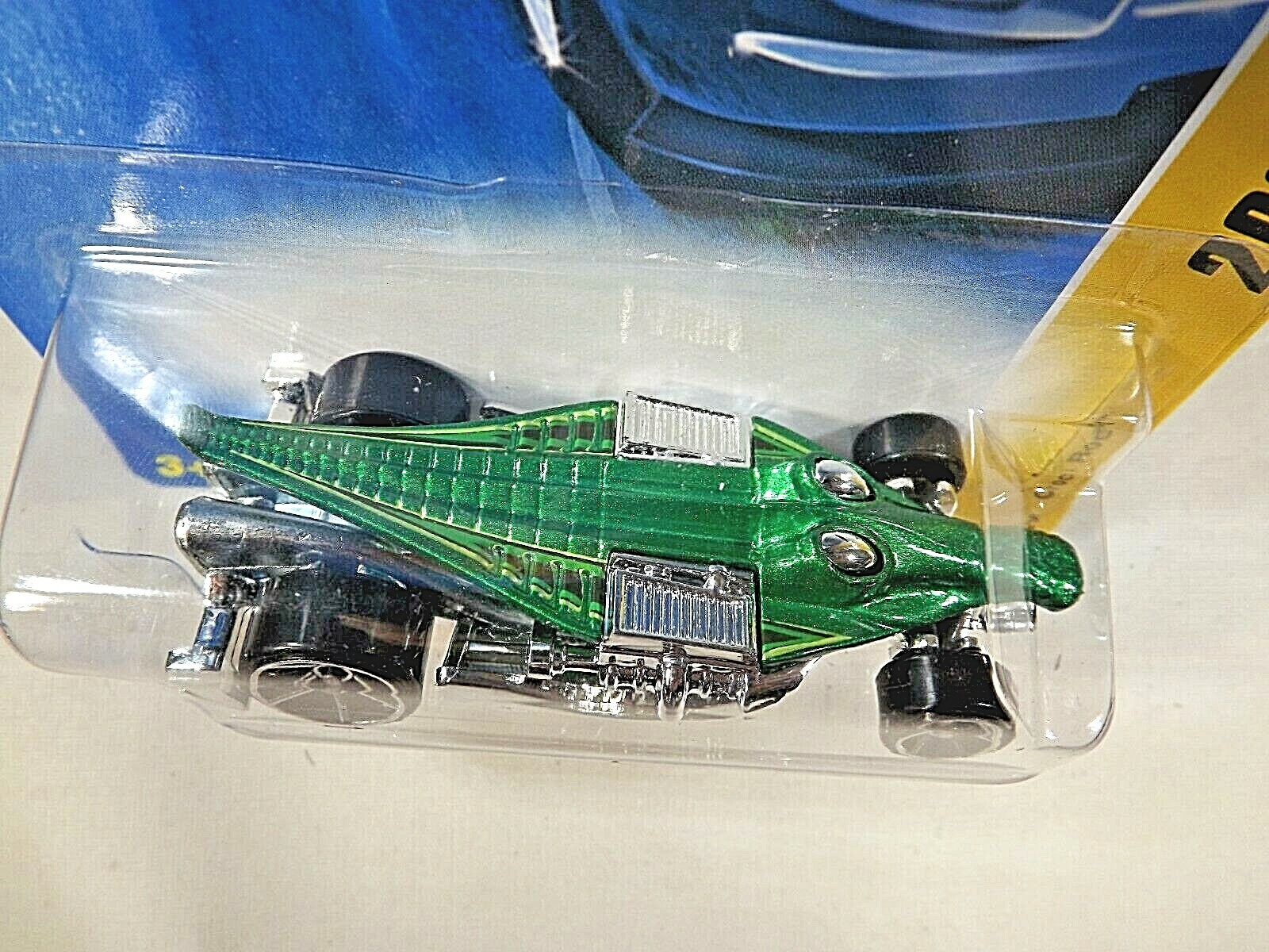 2008 Hot Wheels #18 New Models 18/40 CROC ROD Green-Chrome w/Chrome OH5 Spokes