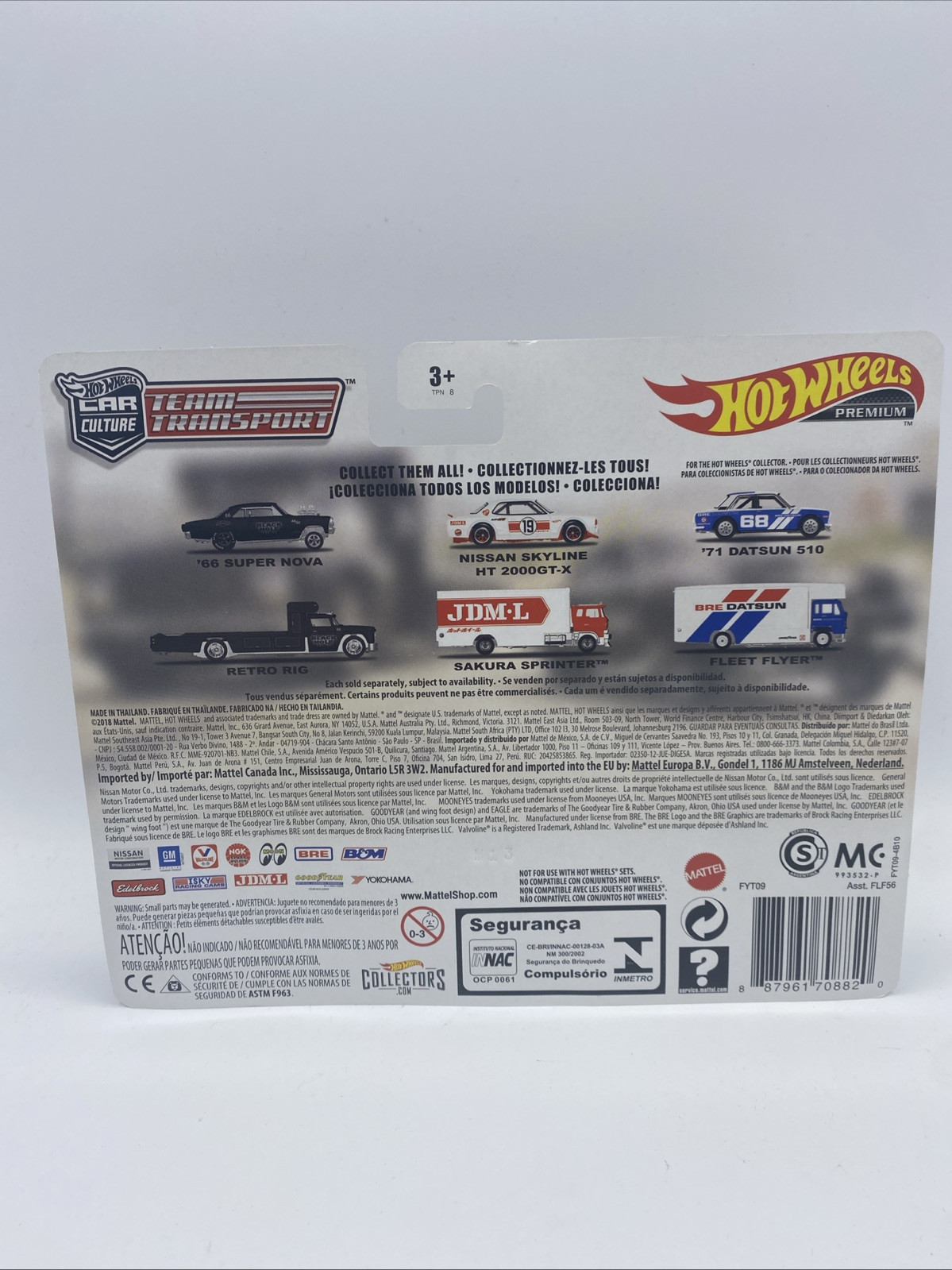 Hot Wheels Car Culture Team Transport 66 Super Nova Retro Rig Black Hole #7