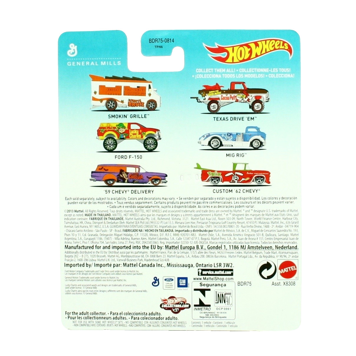 FORD F-150 * LUCKY CHARMS / GENERAL MILLS * 2013 Hot Wheels Pop Culture 1:64