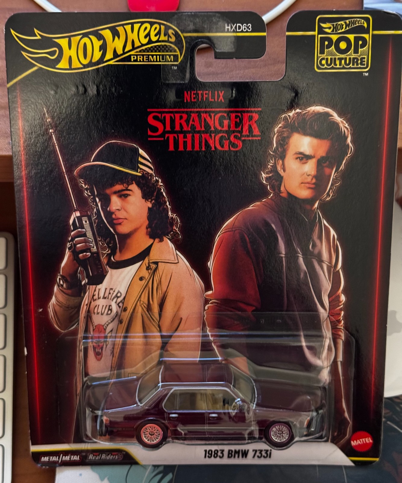 HOT WHEELS PREMIUM POP CULTURE 2025 NETFLIX STRANGER THINGS 1983 BMW 733i