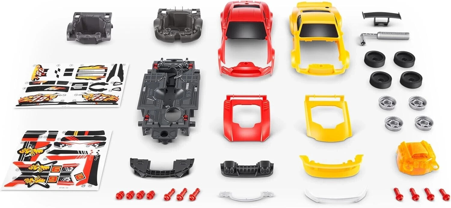 Metal Machines Speed Heroes Red Zuru 20+ Surprises Build Your Car 2 new
