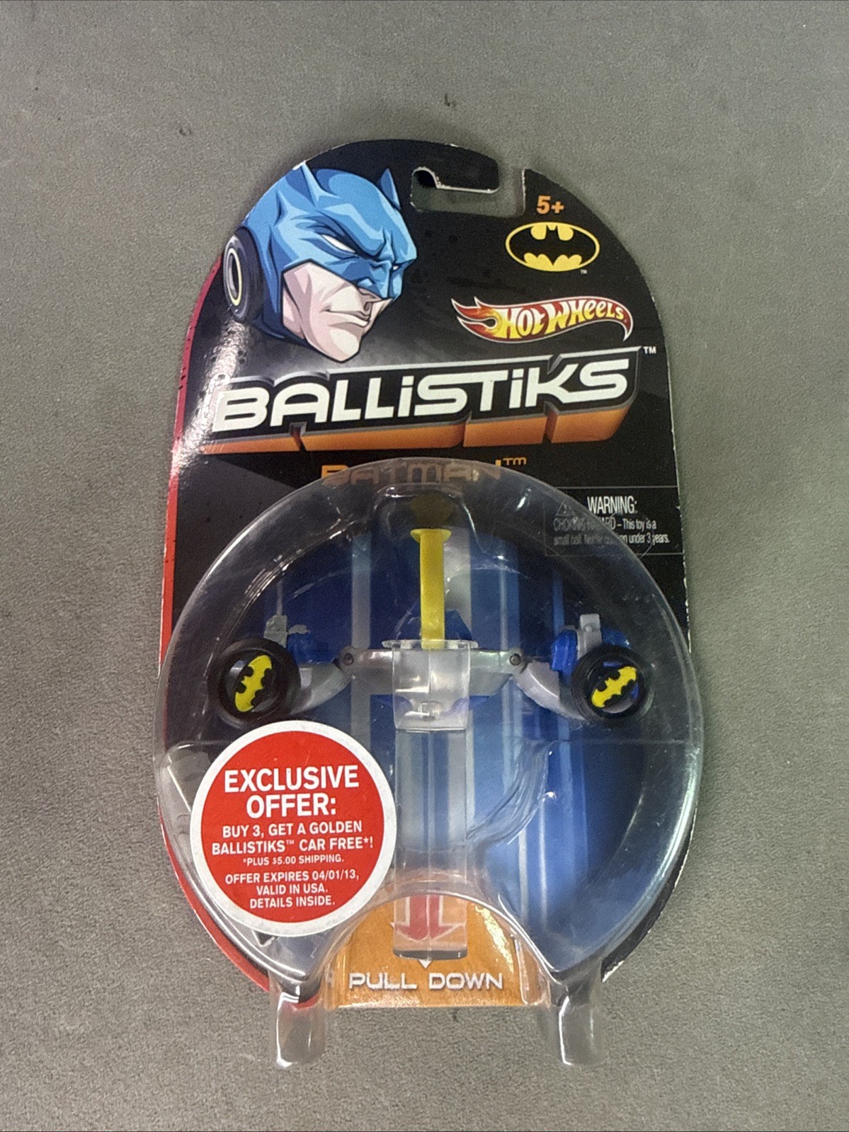 Hot Wheels Ballistiks Batman Blue and Yellow New