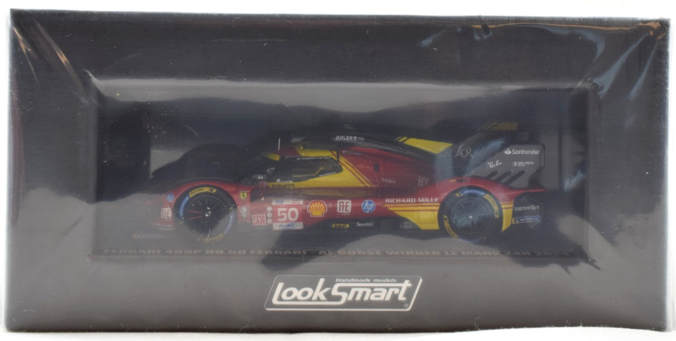 LookSmart Ferrari 499P #50 – AF Corse – 2024 24hrs Le Mans 1:64 Car LS64002LM