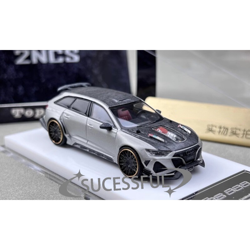 Top TOP64RS6 1/64 RS6 2NCS Wagon Racing Sports Metal Diecast Model Car