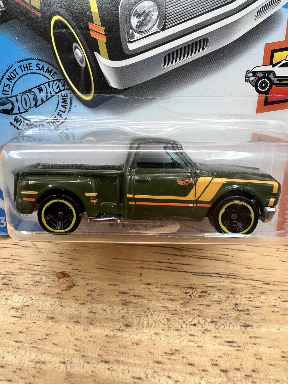 Hot Wheels ’69 Chevy Pickup #202 HW ’20 Hot Trucks 10/10 Dark Green VHTF!🛞🛞