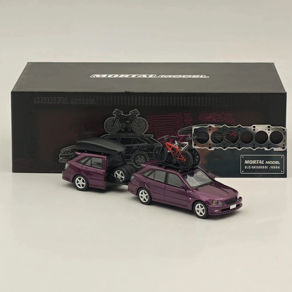 Mortal Masterpiece 1:64 Altezza Gita IS200 Trailer Set Diecast Collectible Gift