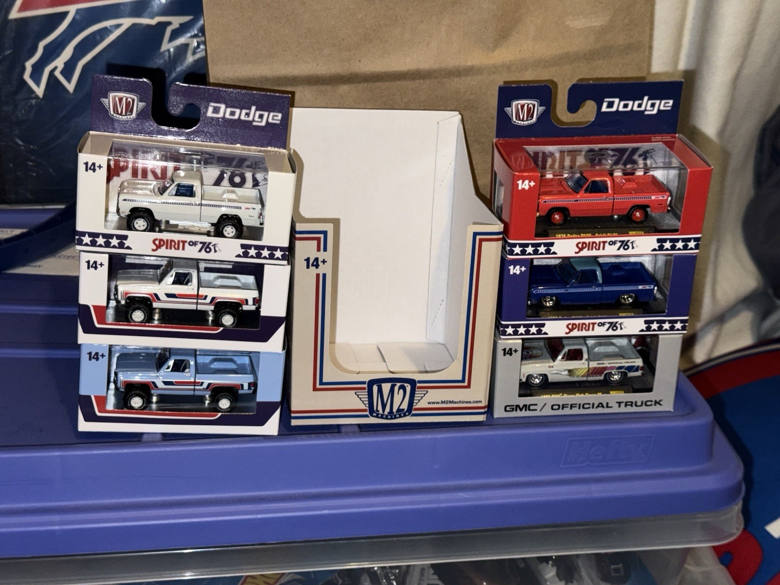 2026 M2 Machines Set of 6 Spirit Of 76 + Sleeve 1976 Chevy GMC Dodge Walmart Exc