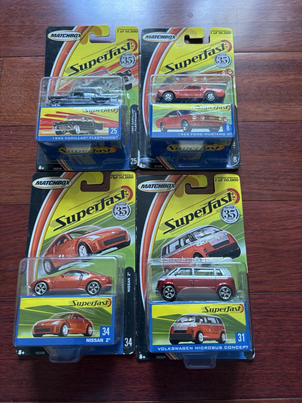 Lot of 32 Superfast 35th Anniversary Matchbox Cars New in Box