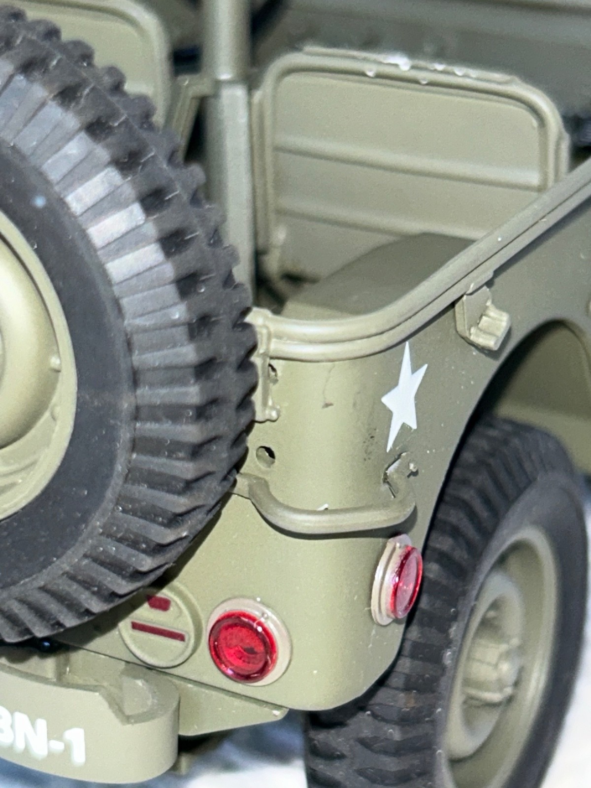 Danbury Mint 1:16 World War II WW2 Willy’s Scout Jeep Replica Die-Cast 1994