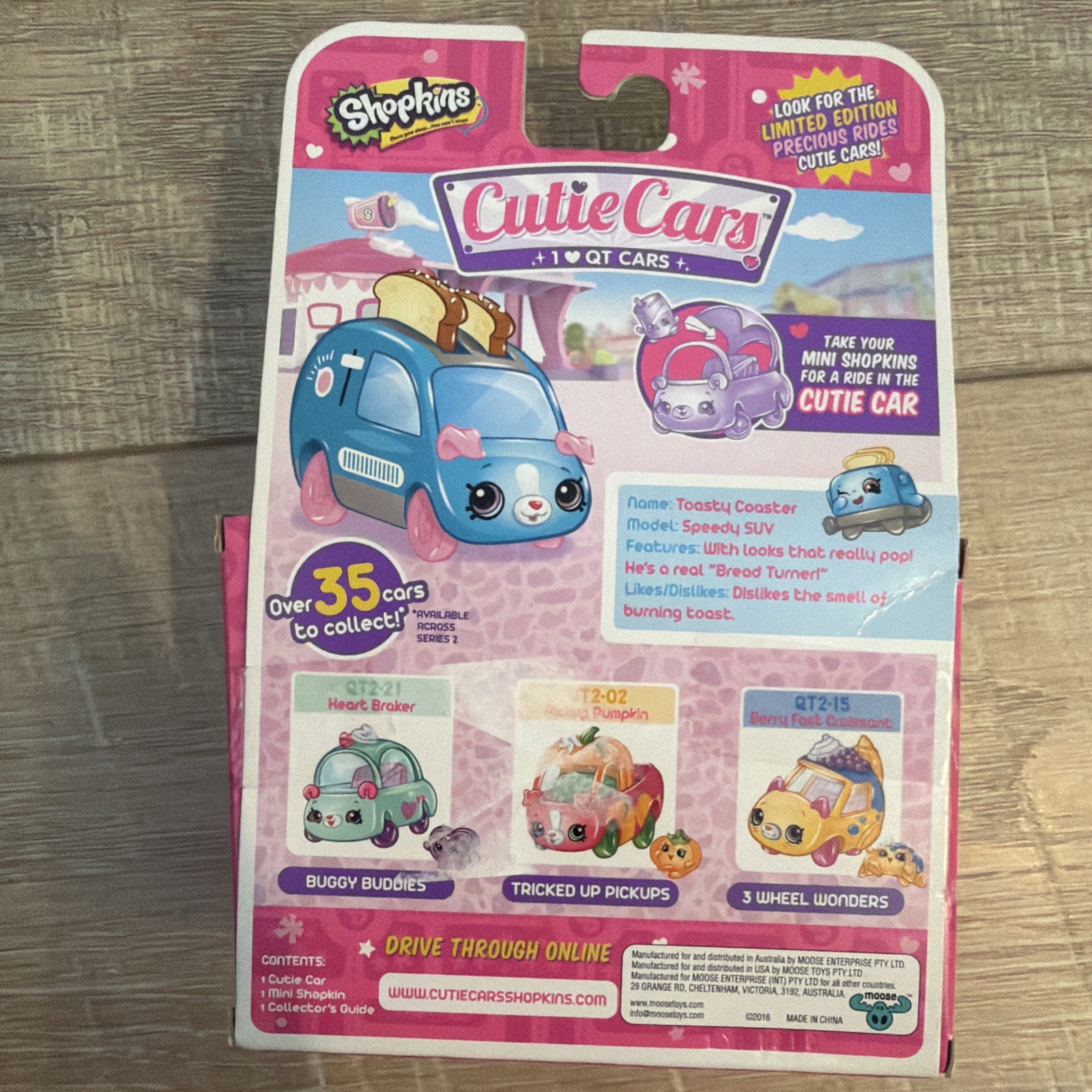 Shopkins – Cutie Cars – QT2-01 – Toasty Coaster