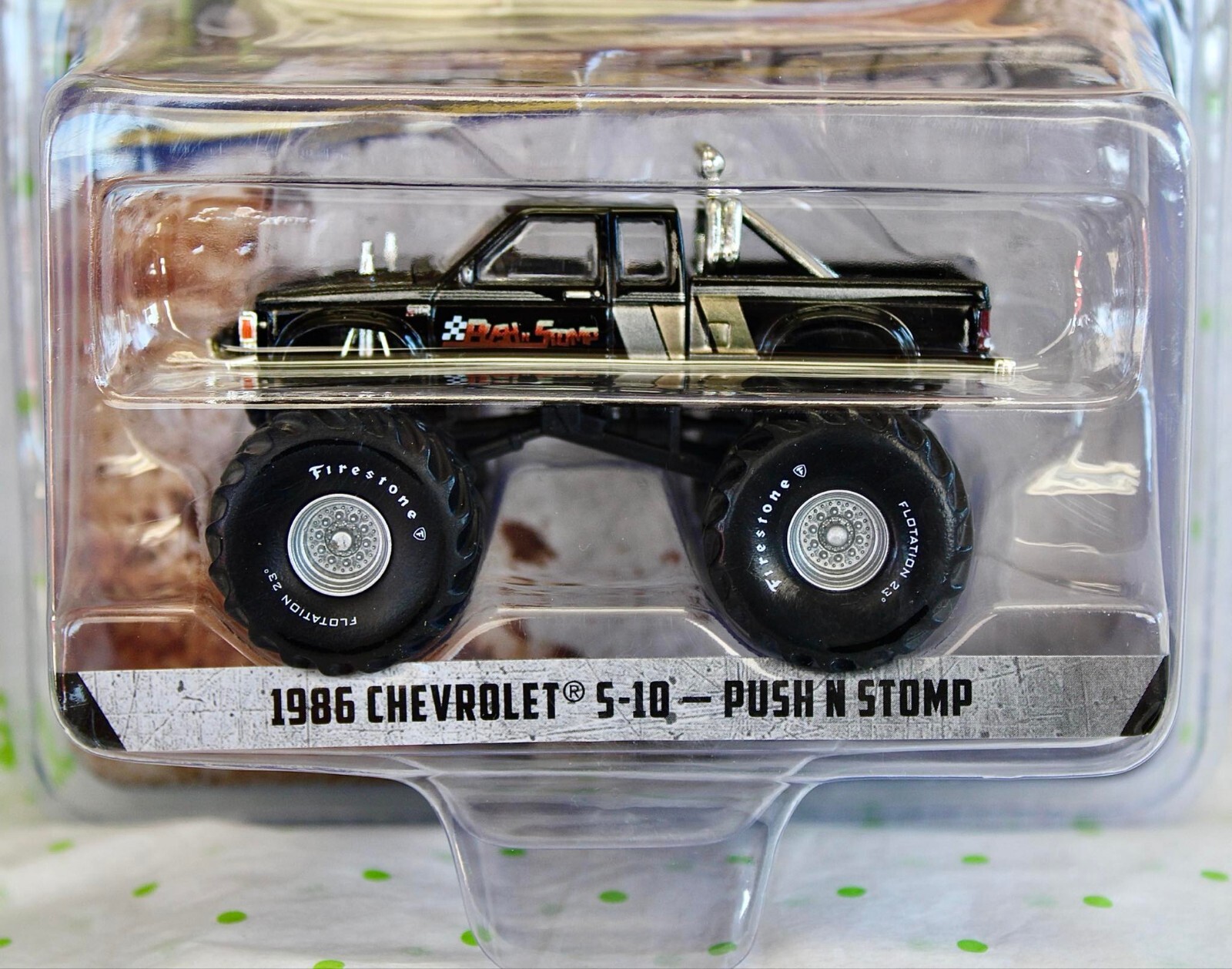 2021 GREENLIGHT Kings Of Crunch Series 9 1986 Chevrolet S-10- Push N Stomp NOC