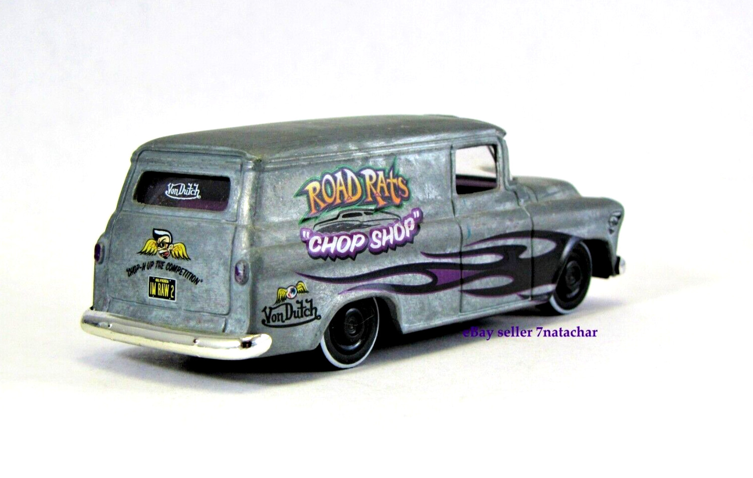 1957 Chevy Suburban Von Dutch Hot Rat Rod Shop Panel Delivery Truck B