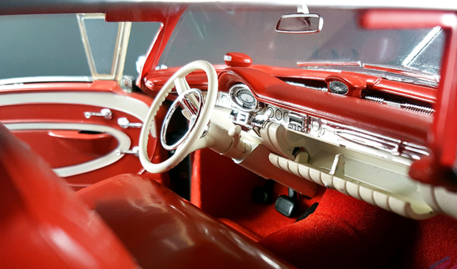 OLDS Oldsmobile Toronado 1Built Model Promo Classic Car Race Carousel Red 442 12