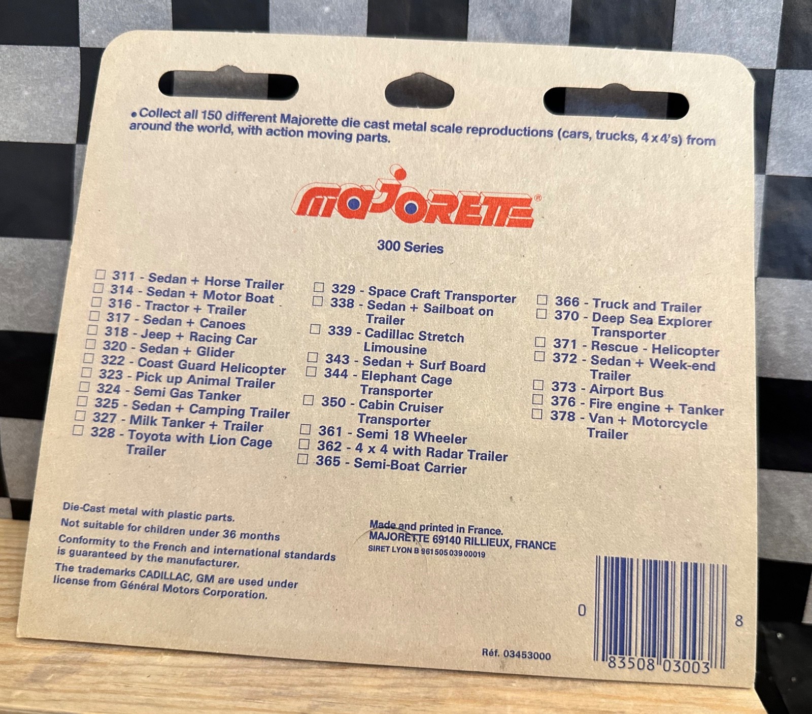 Majorette Coast Guard Helicopter 322 RARE Pre-Prod. White Rotor/Red Blade (1984)