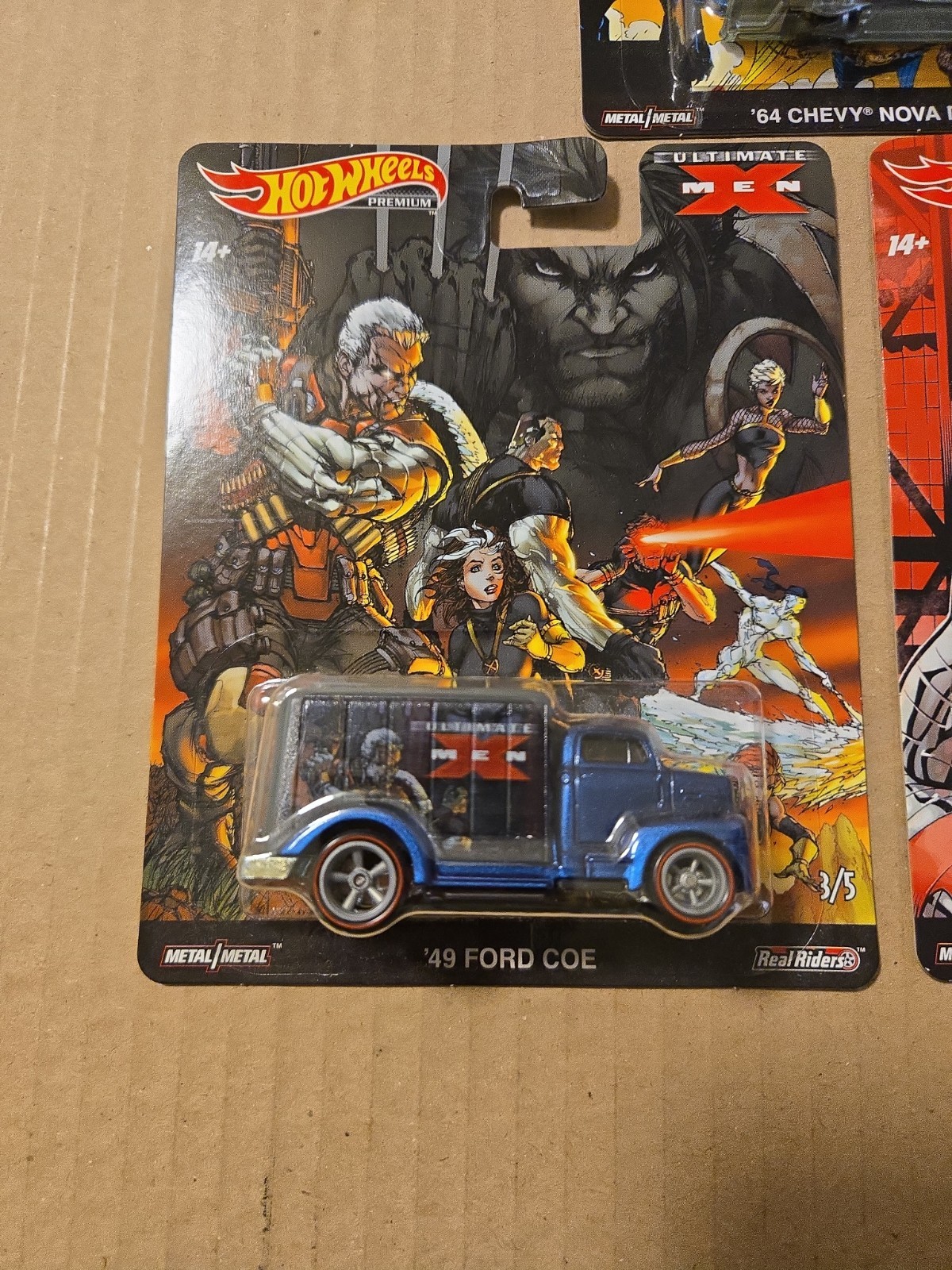 Hot Wheels 2019 Pop Culture Marvel Ultimate X-Men Complete Set of 5 Real Riders