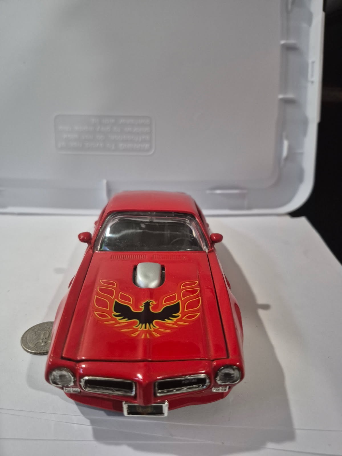 Motor Max 1:24 Diecast 1973 Pontiac Firebird Trans Am Red No Box DR38
