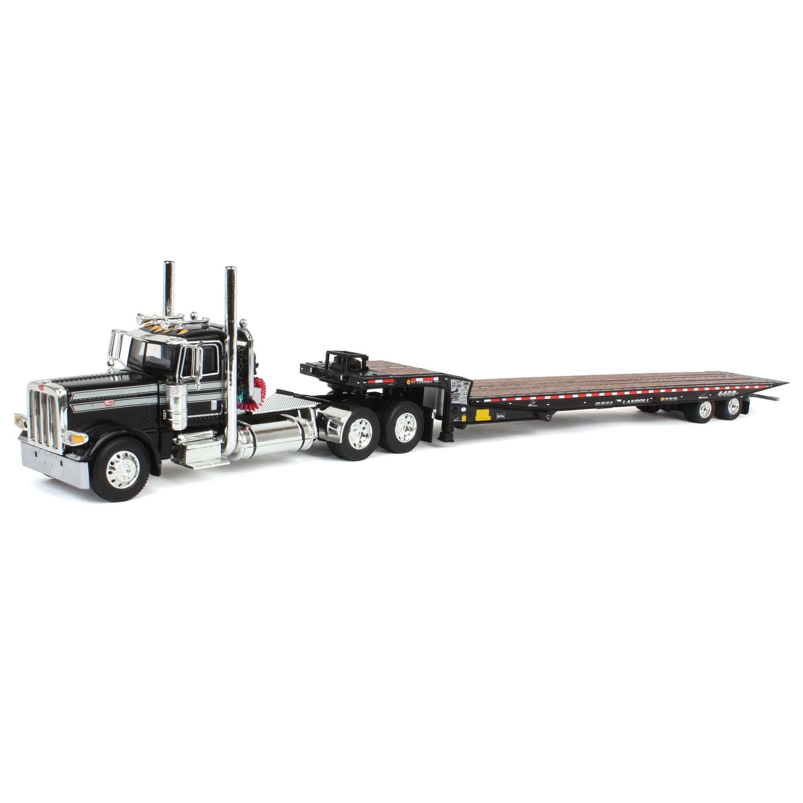 DCP 1/64 Peterbilt 389 Day Cab Landoll 440B Traveling Axle Trailer 60-1980