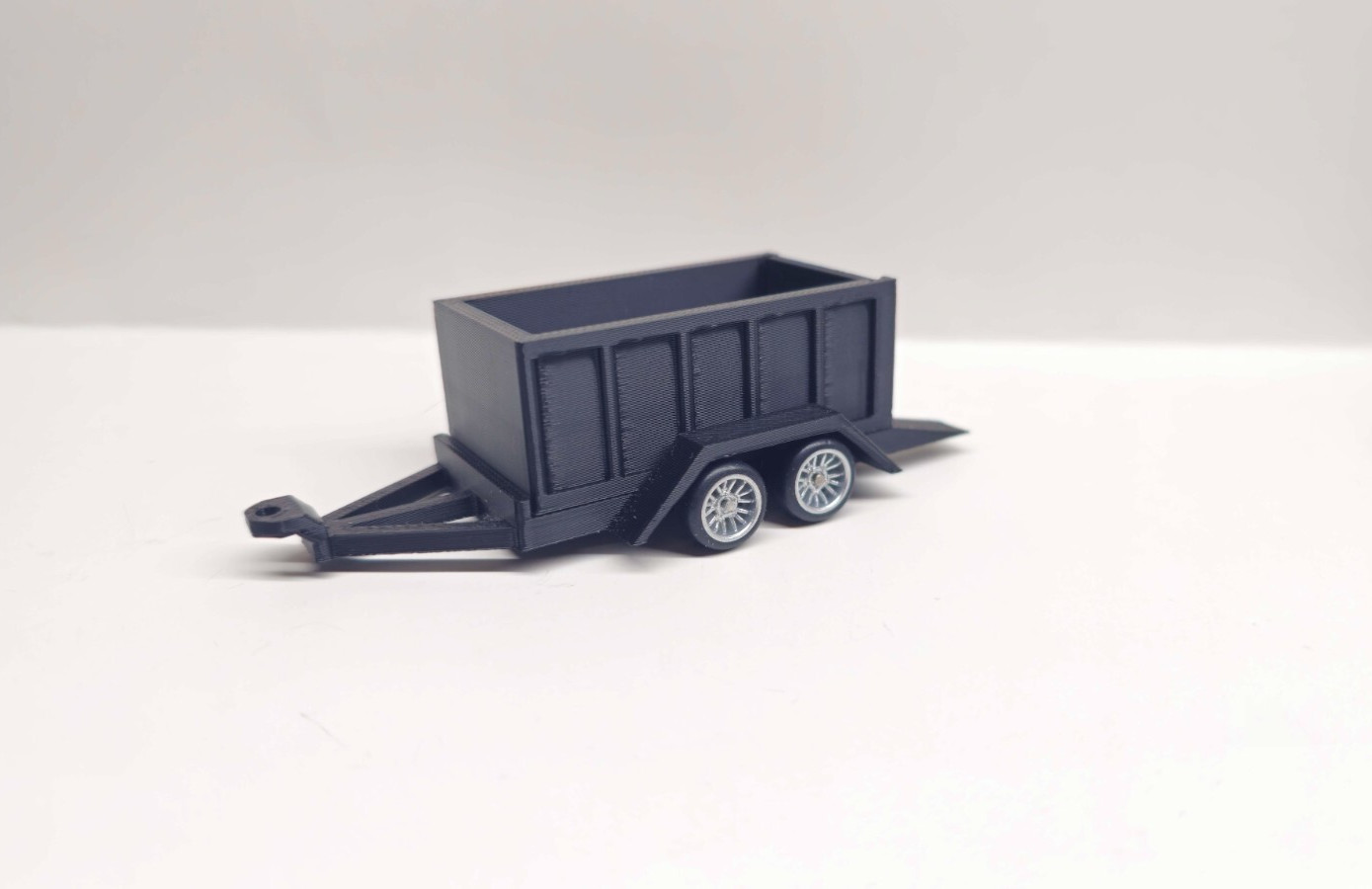 Roll-Off Dump Trailer 3D Printed For 1/64 Scale Hot Wheel Matchbox