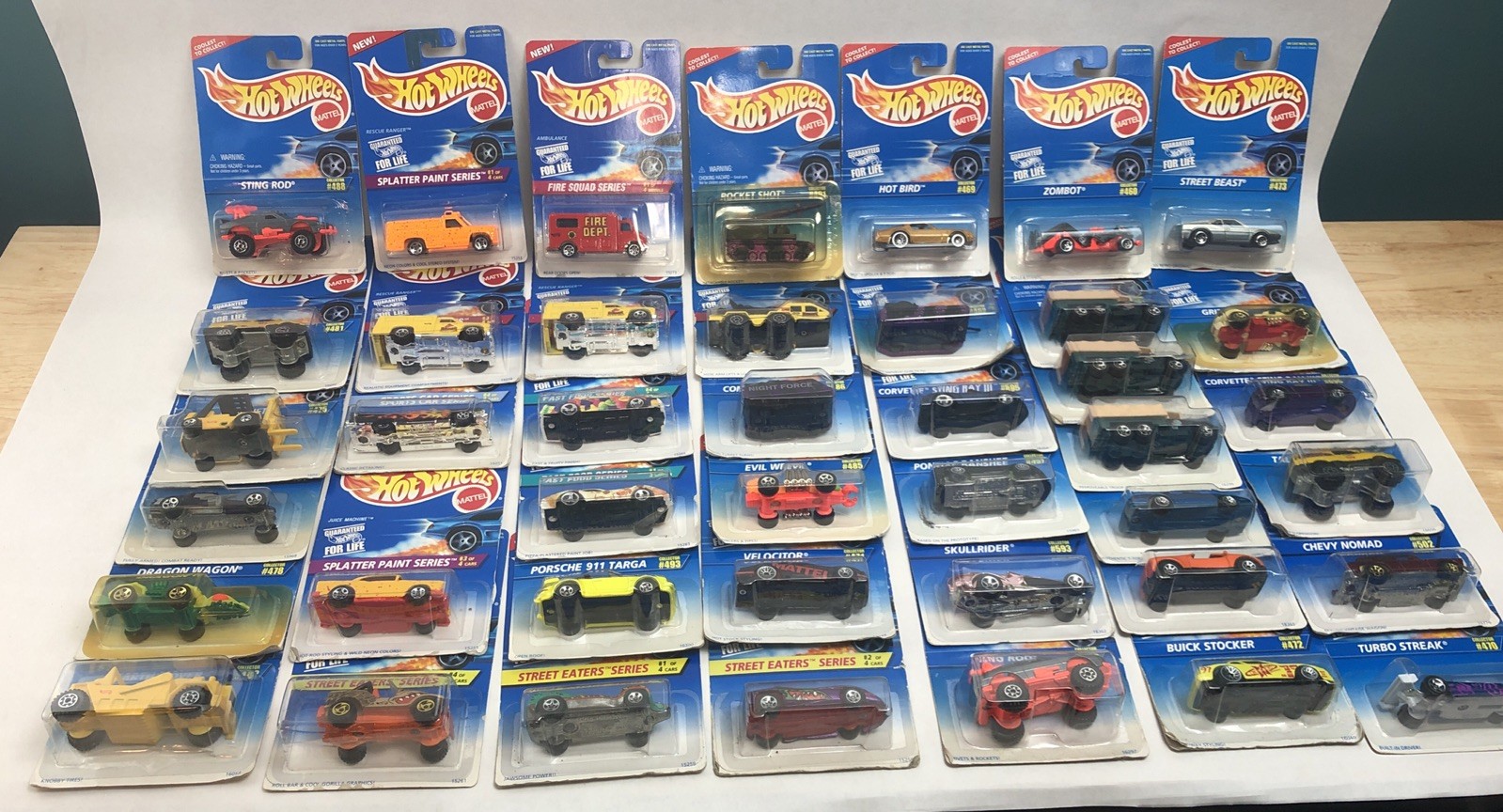 Vintage Hot Wheels Lot-42 New Sealed! All From 1995. Many Special Editions.