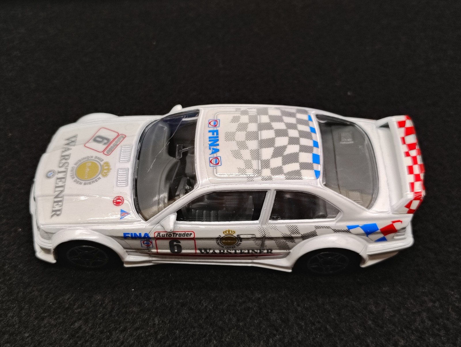 Bburago 4197 BMW M3 GTR DTM Vintage 1/43 SCALE DIE-CAST Warsteiner Fina