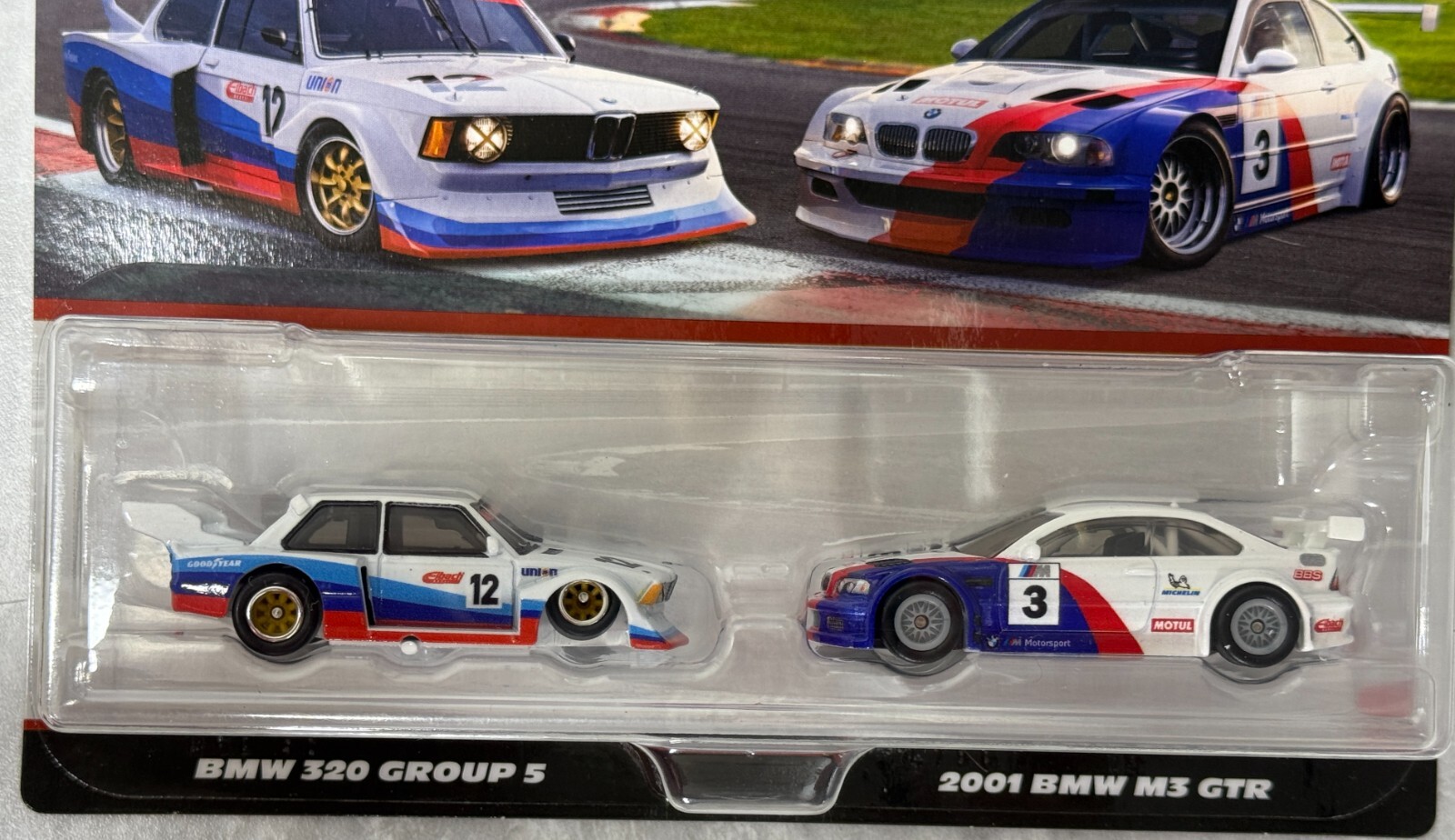2025 Hot Wheels Premium Car Culture 2 Pack BMW 320 Group 5 & 2001 BMW M3 GTR