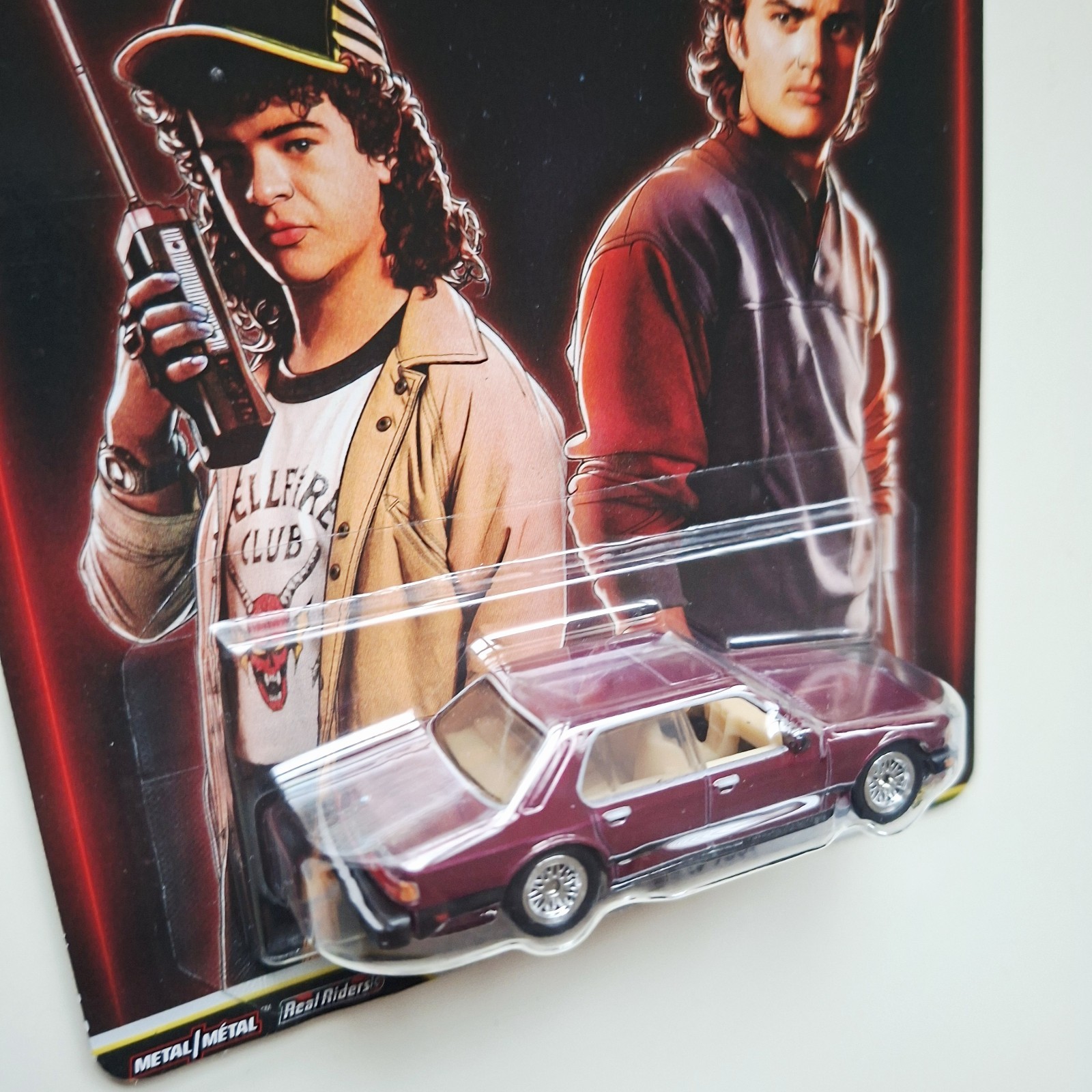 Hot Wheels Pop Culture Stranger Things BMW 733i 1983 1:64 Diecast Free UK Post