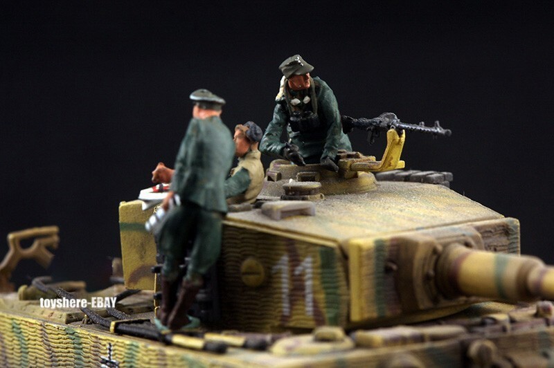 1/72 TANK 1:72 WW2 German 3pcs trooper Soldier toy battlefield diorama in stock