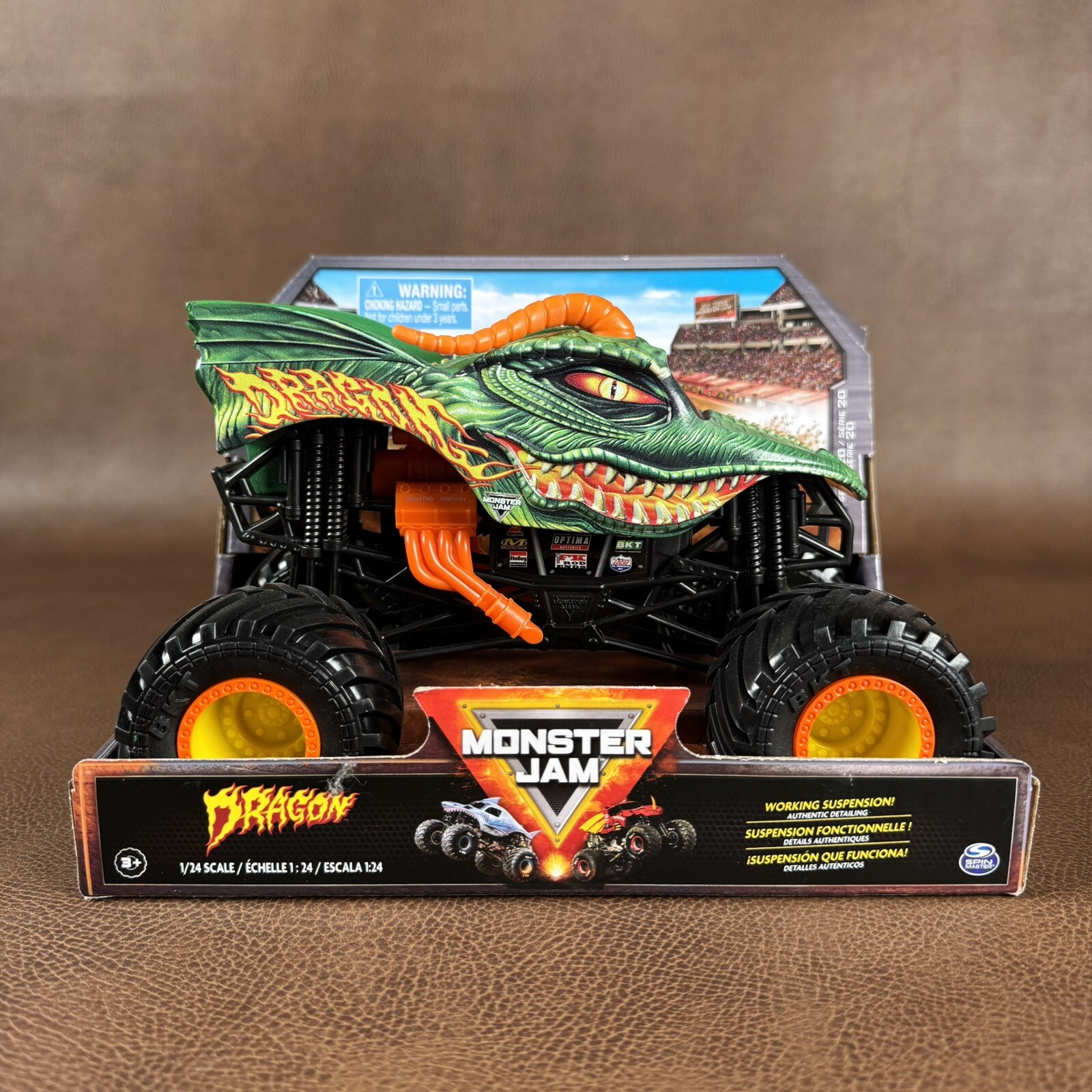 Monster Jam Truck Dragon 1/24 Scale Series 20 True Metal by Spin Master
