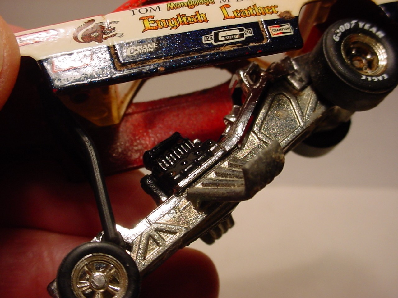 vintage Hot Wheels Drag Strip Plymouth Duster Mongoose funny car dragster