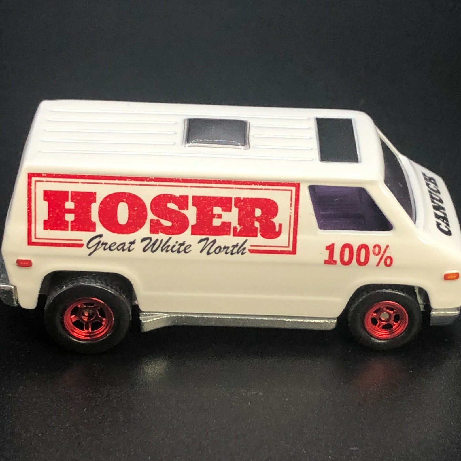 Clear 1:64 Waterslide Decal for Super Van Canuck Hoser Great White North