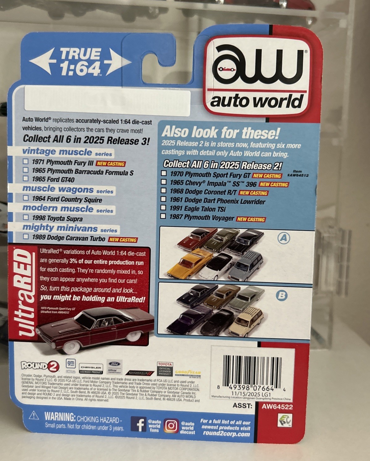 MAJORETTE 1/64 1965 FORD GT40 MK1 + AUTO WORLD 65 GT40 2 CARS