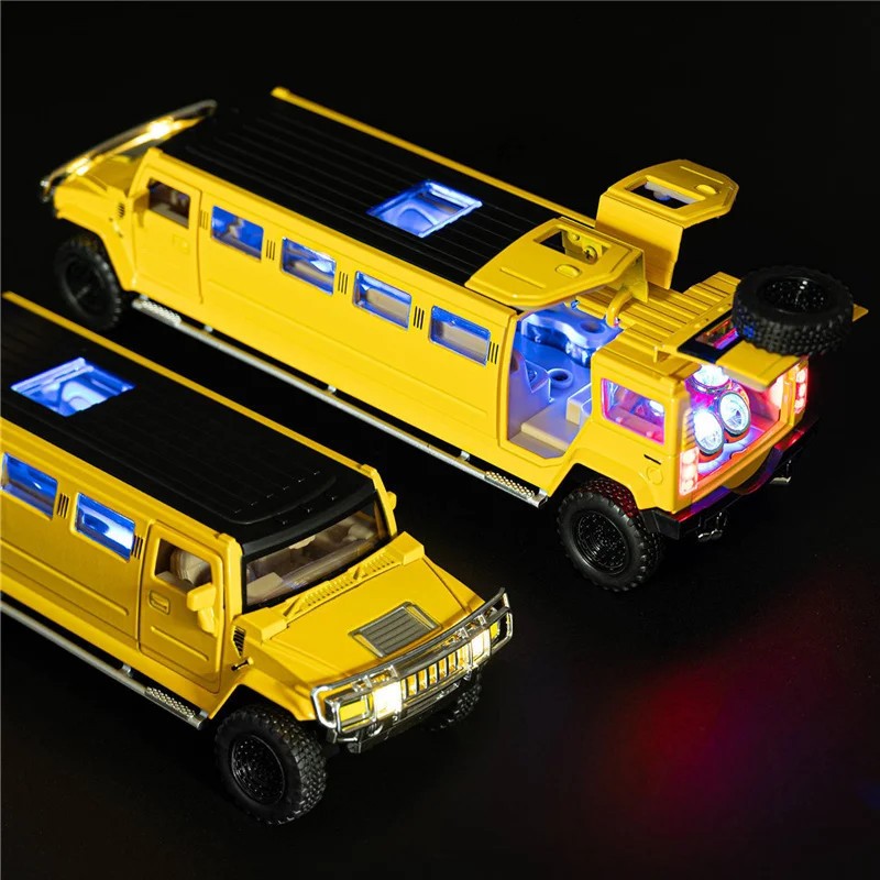 1:32 Extended Version HUMMER H2 Alloy Car Model Diecast Metal Vehicles Car Model