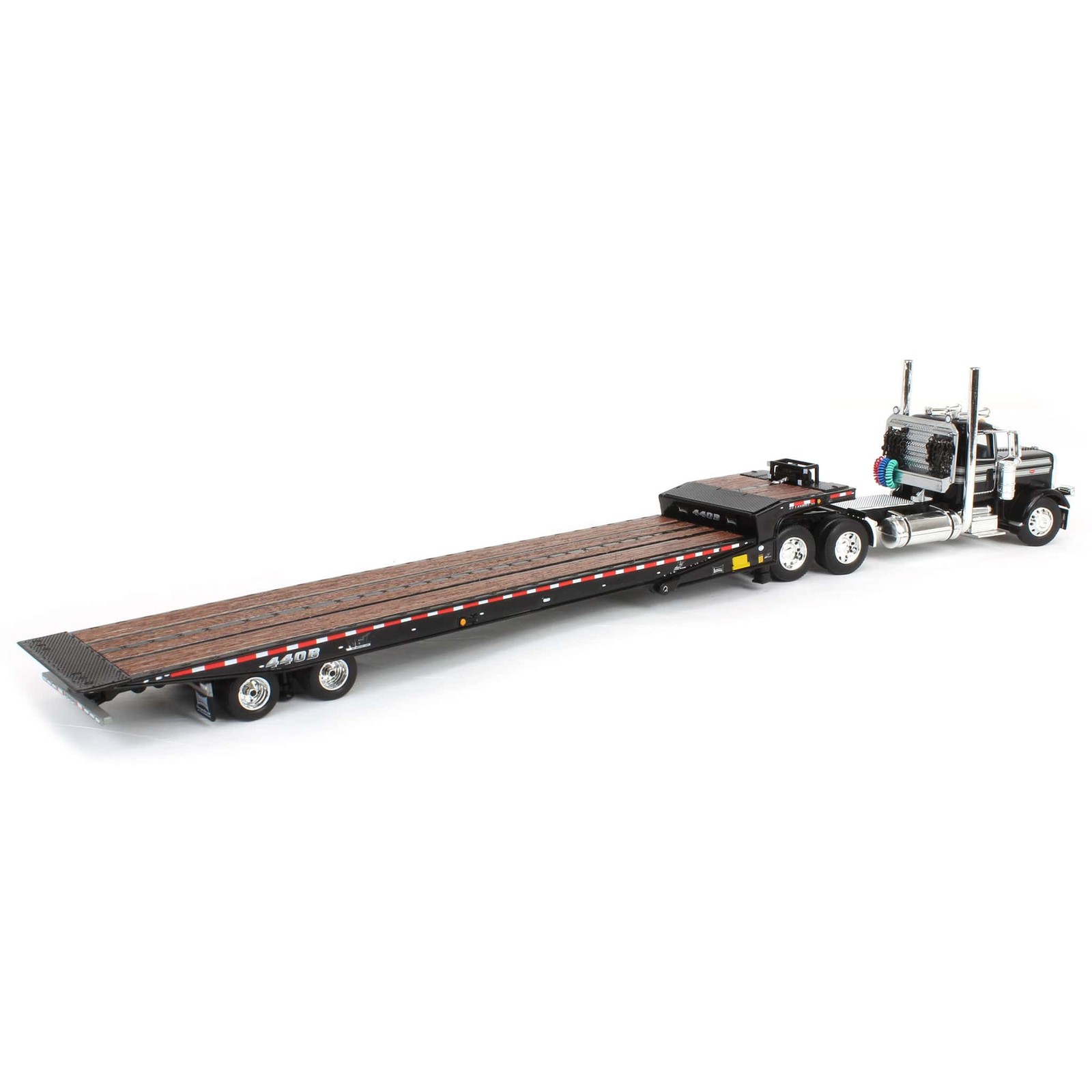 DCP 1/64 Peterbilt 389 Day Cab Landoll 440B Traveling Axle Trailer 60-1980